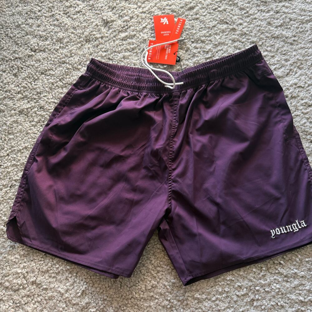 Men's YoungLA  131 The Finest Shorts NWT XL Purple
